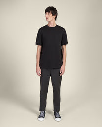 Heavy T-Shirt With Ribbed Details