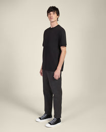 Heavy T-Shirt With Ribbed Details