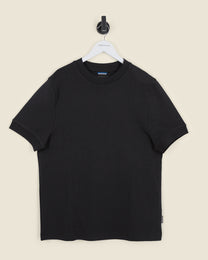 Heavy T-Shirt With Ribbed Details