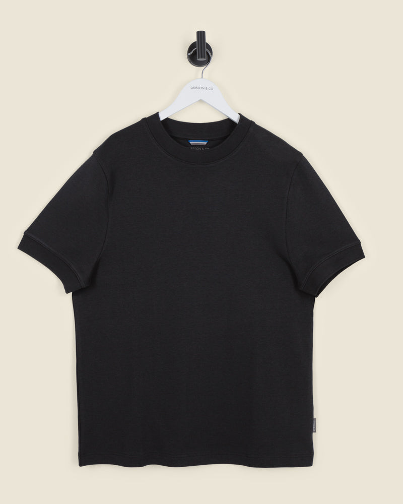 Heavy T-Shirt With Ribbed Details