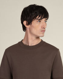 Heavy T-Shirt With Ribbed Details