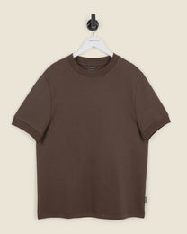 Heavy T-Shirt With Ribbed Details