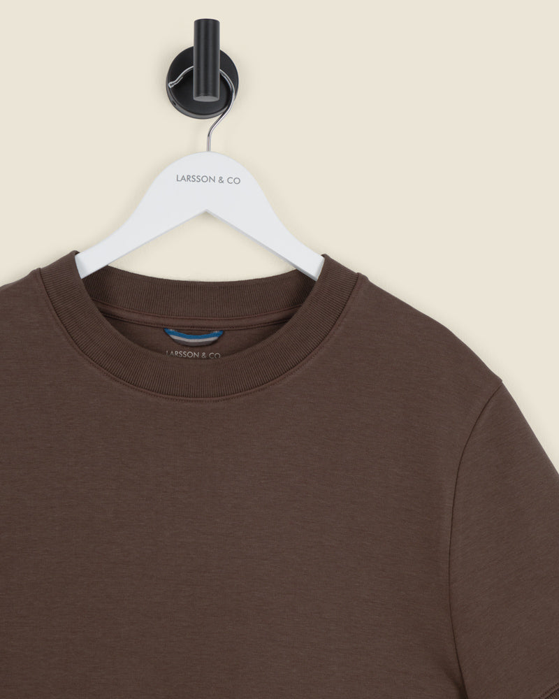 Heavy T-Shirt With Ribbed Details