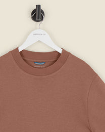 Heavy T-Shirt With Ribbed Details