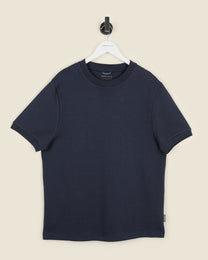 Heavy T-Shirt With Ribbed Details
