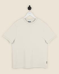 Heavy T-Shirt With Ribbed Details