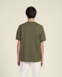 Heavy T-Shirt With Ribbed Details