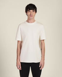 Heavy T-Shirt With Ribbed Details