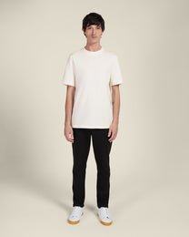 Heavy T-Shirt With Ribbed Details