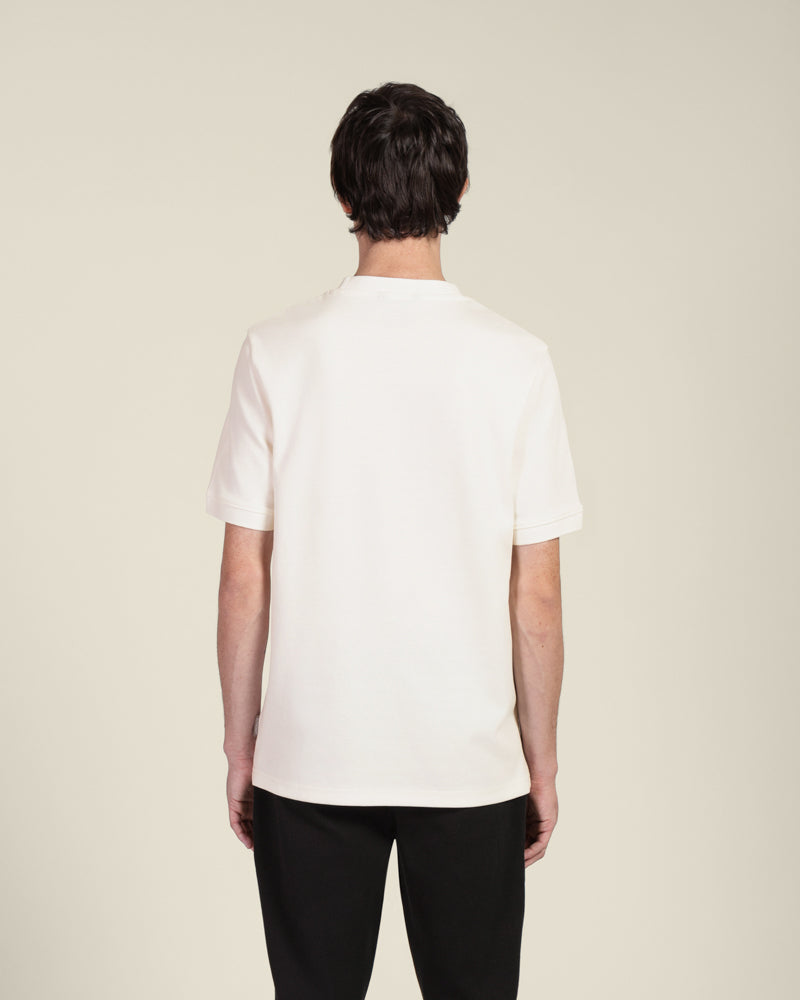 Heavy T-Shirt With Ribbed Details