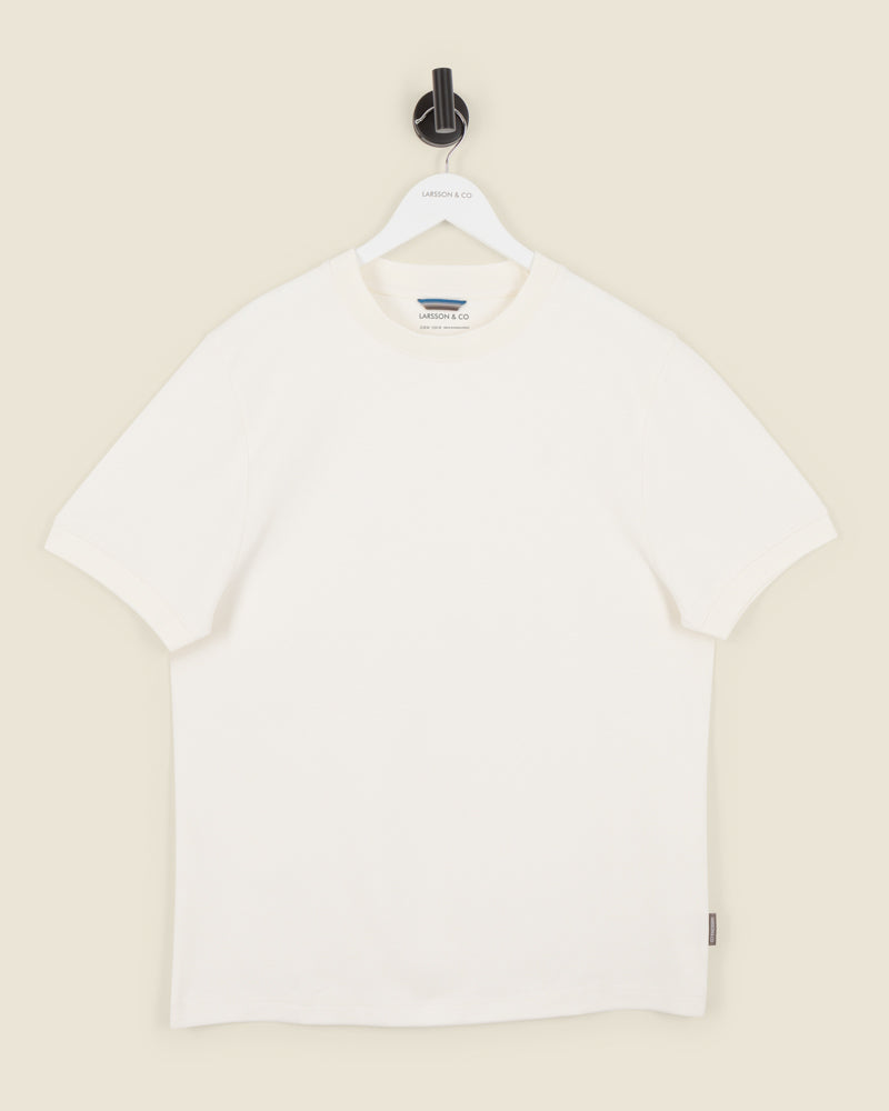 Heavy T-Shirt With Ribbed Details
