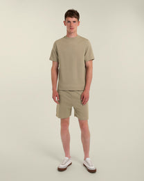 Sven – Soft-Touch Jersey T-Shirt &amp; Short Set Light Sage