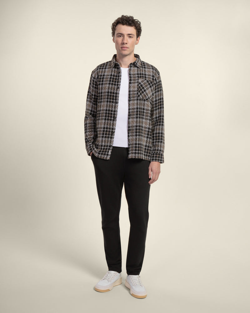 Pique Interlock Turn Up Jogger