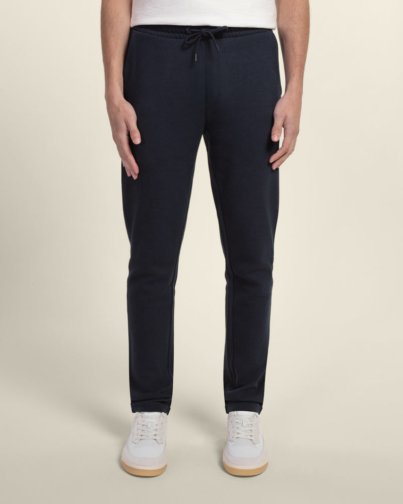 Pique Interlock Turn Up Jogger