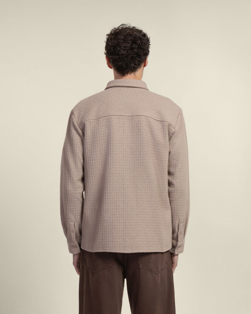 Stone Textured Overshirt