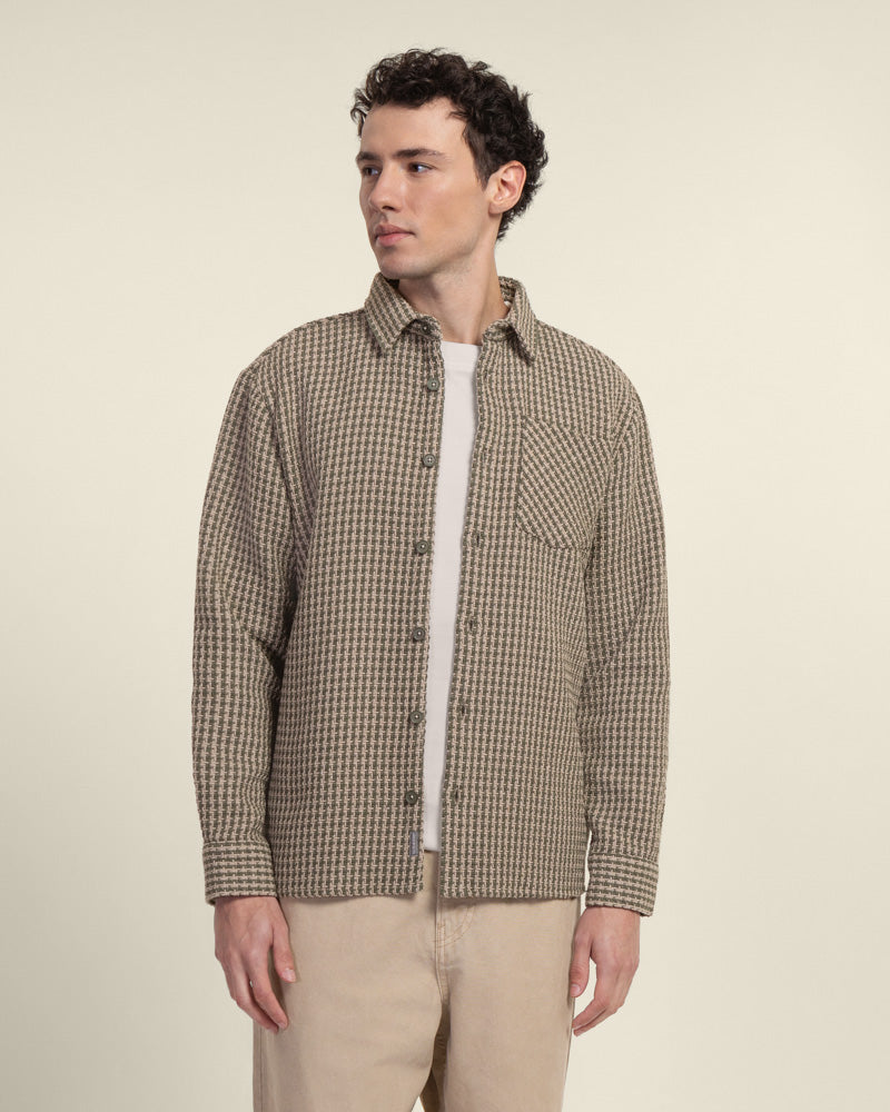 Olive &amp; Stone Textured Overshirt