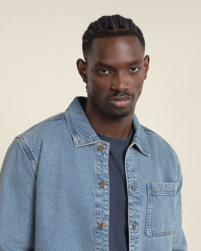 Larsson & Co Men's Karl Denim Overshirt