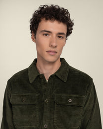 Larsson &amp; Co Men’s Saeby Heavy Corduroy Overshirt