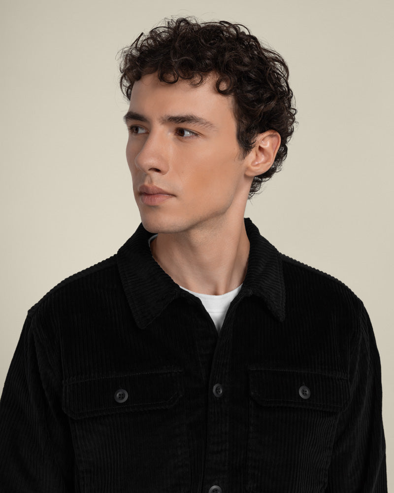 Larsson &amp; Co Men’s Saeby Heavy Corduroy Overshirt