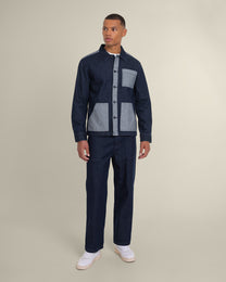 Saksild - Patchwork Denim Overshirt