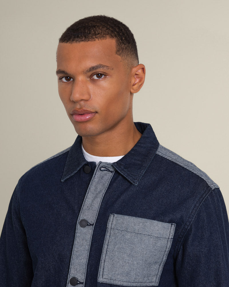 Saksild - Patchwork Denim Overshirt