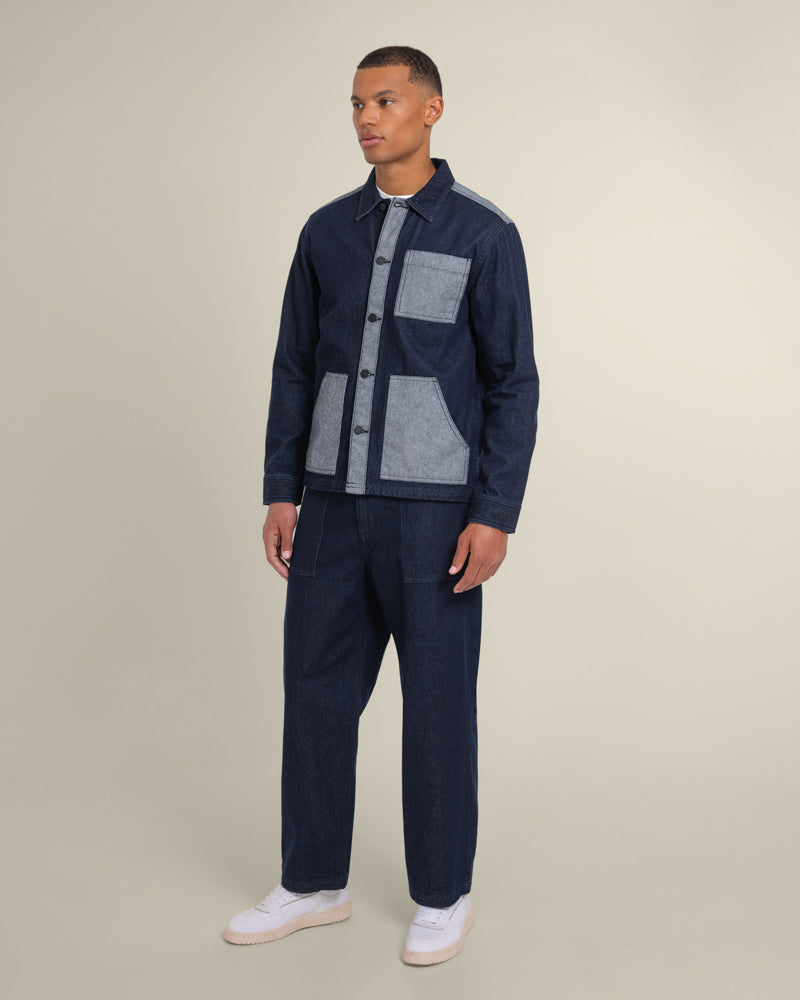 Saksild - Patchwork Denim Overshirt