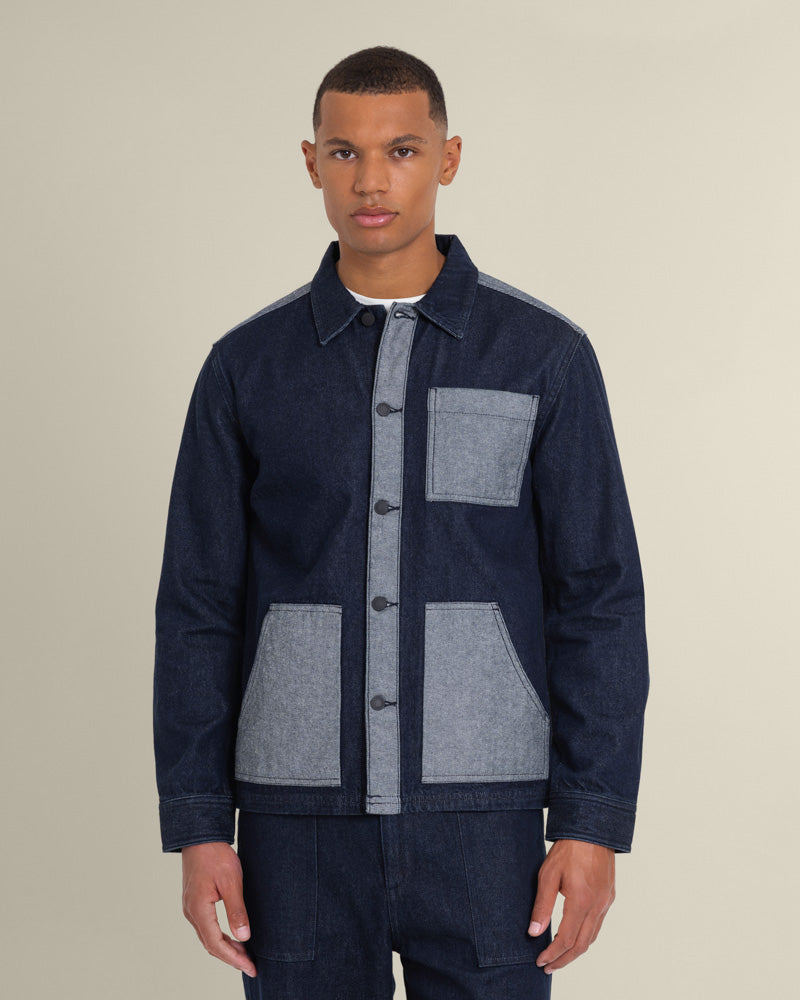 Saksild - Patchwork Denim Overshirt