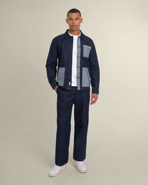 Saksild - Patchwork Denim Overshirt
