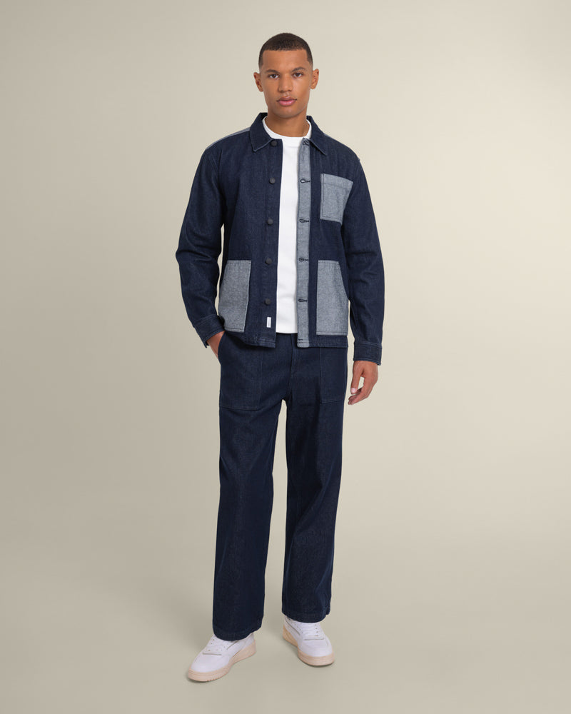 Saksild - Patchwork Denim Overshirt