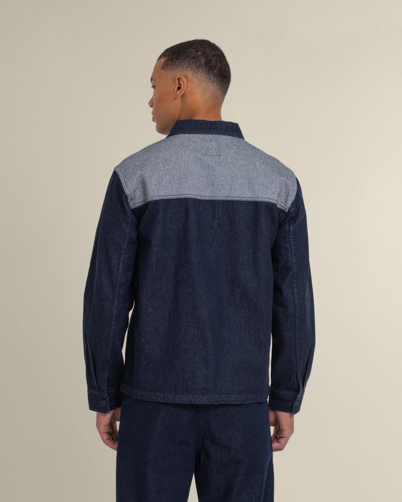 Saksild - Patchwork Denim Overshirt