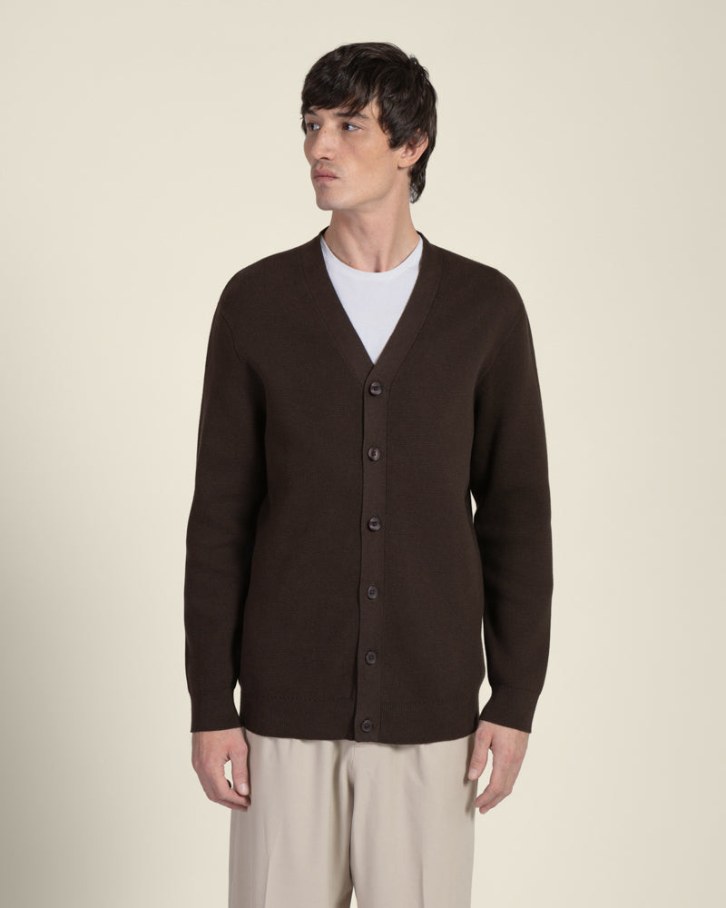 Milano Knit V-Neck Cardigan