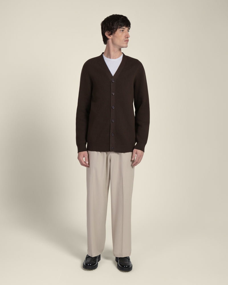 Milano Knit V-Neck Cardigan