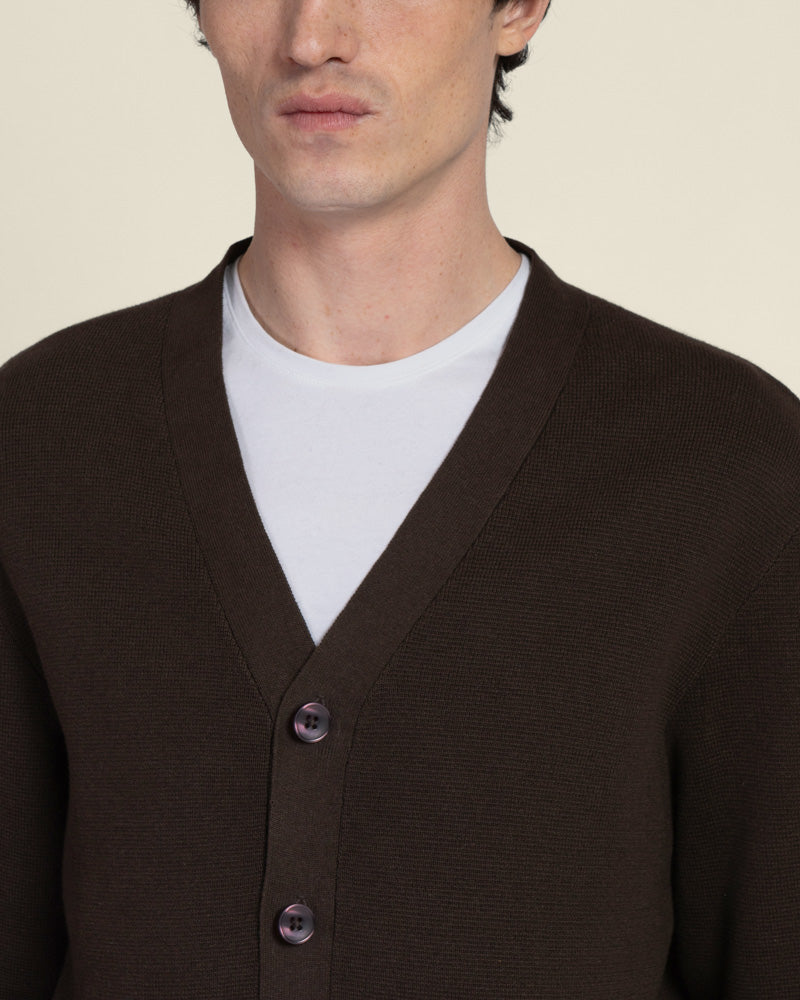 Milano Knit V-Neck Cardigan