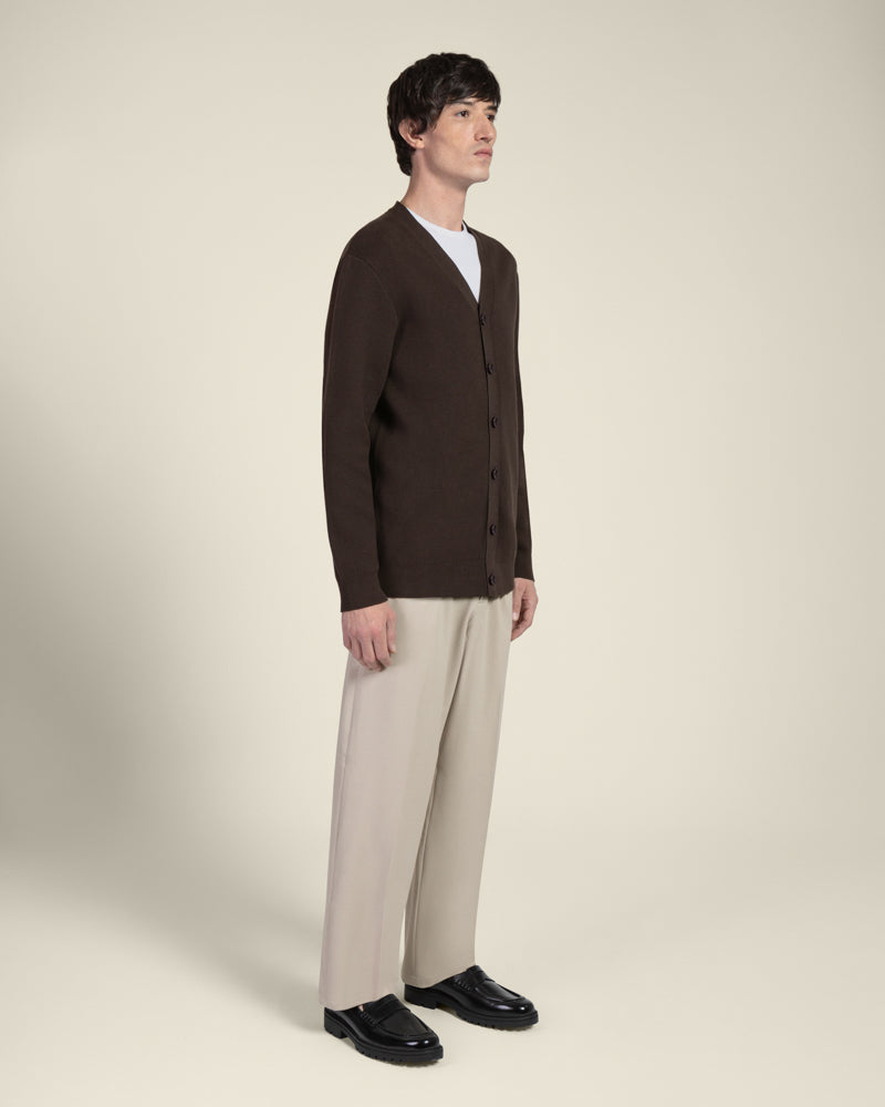 Milano Knit V-Neck Cardigan