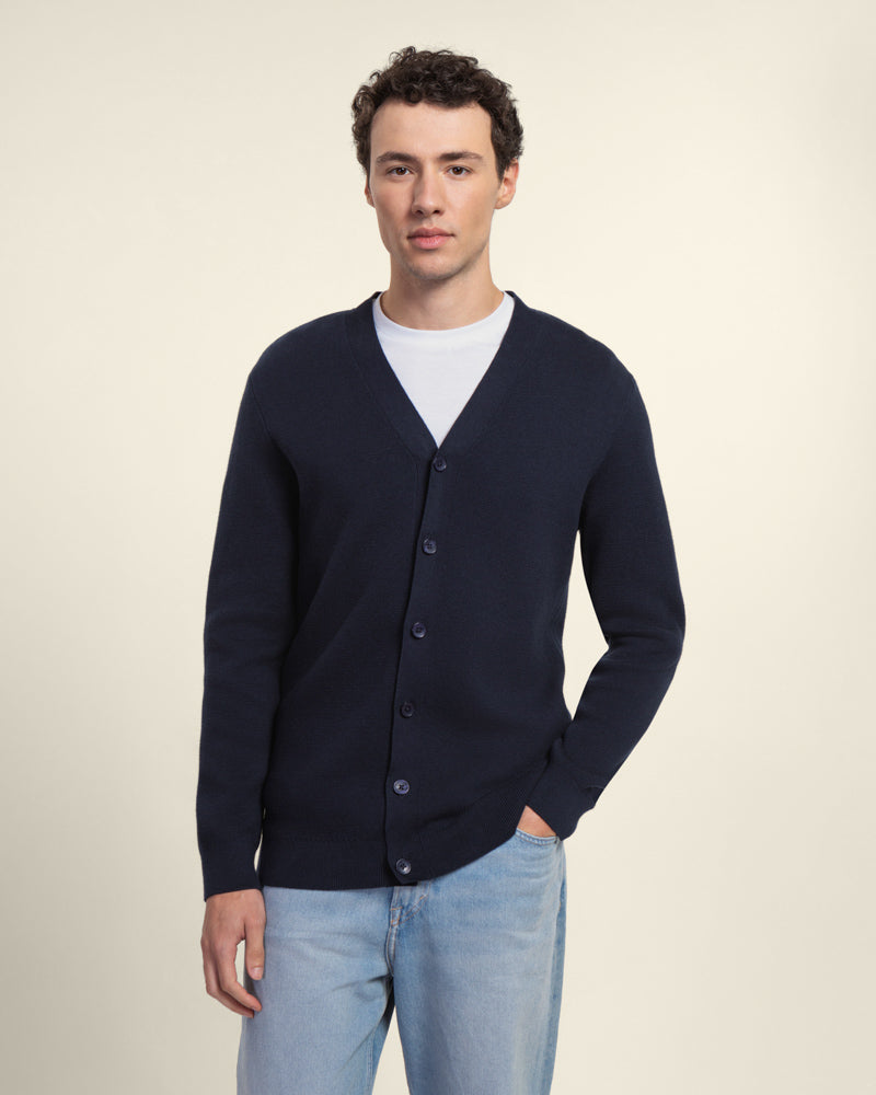 Milano Knit V-Neck Cardigan