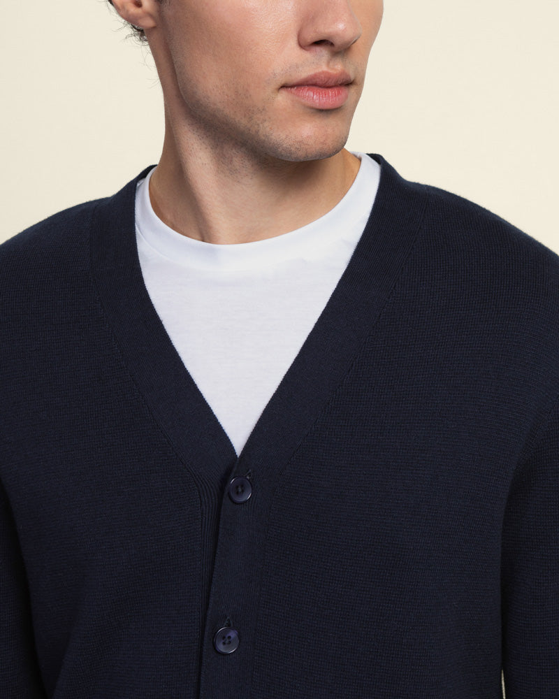 Milano Knit V-Neck Cardigan