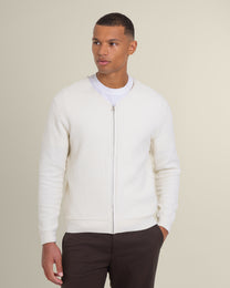 Larsson &amp; Co Men’s Lihme Ribbed V-Neck Cardigan