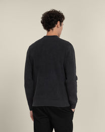 Gaerum - Vintage Wash Long Sleeve Polo Shirt