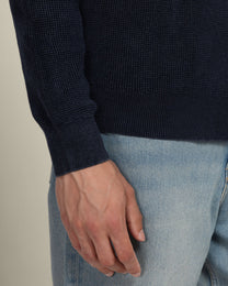 Gaerum - Vintage Wash Long Sleeve Polo Shirt