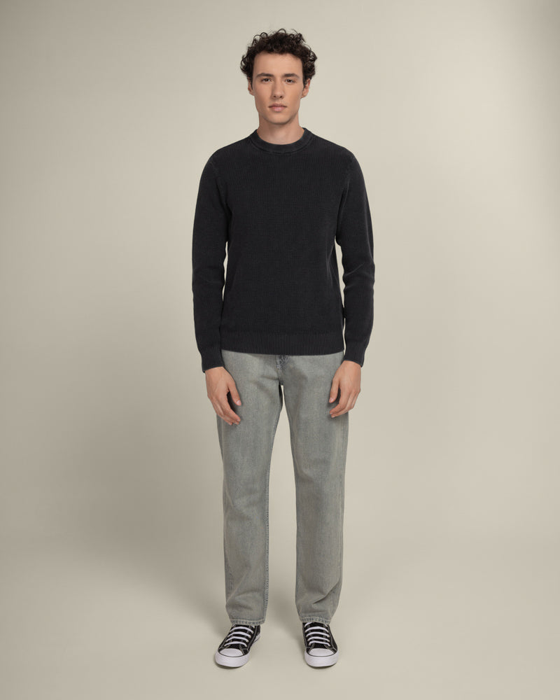 Berkelse - Vintage Wash Crew Neck Jumper
