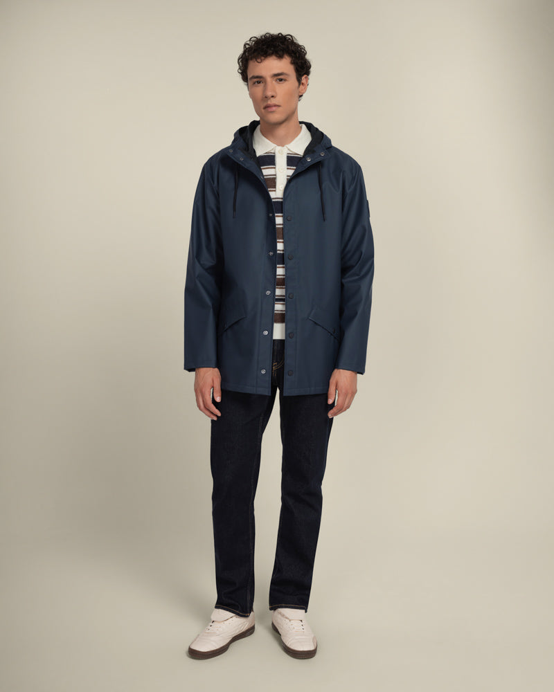 Larsson &amp; Co Men’s Jokum Showerproof Hooded Rain Mac