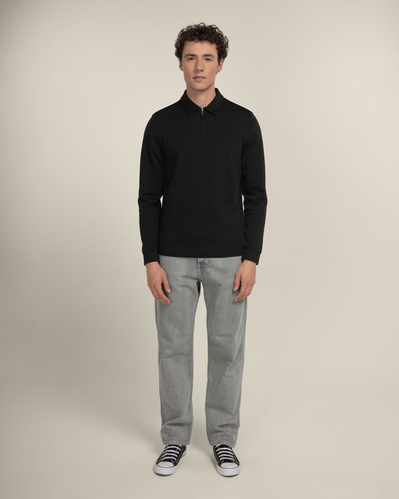 Vester - Long Sleeve Jersey Polo Shirt
