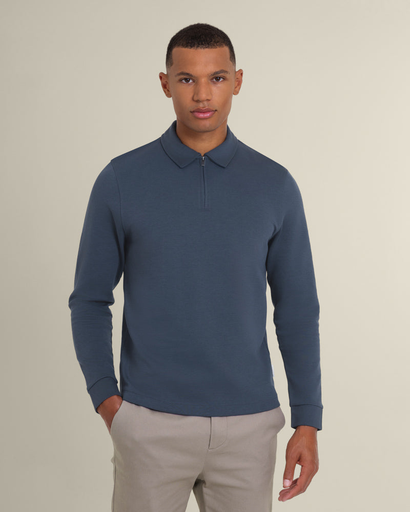 Vester - Long Sleeve Jersey Polo Shirt