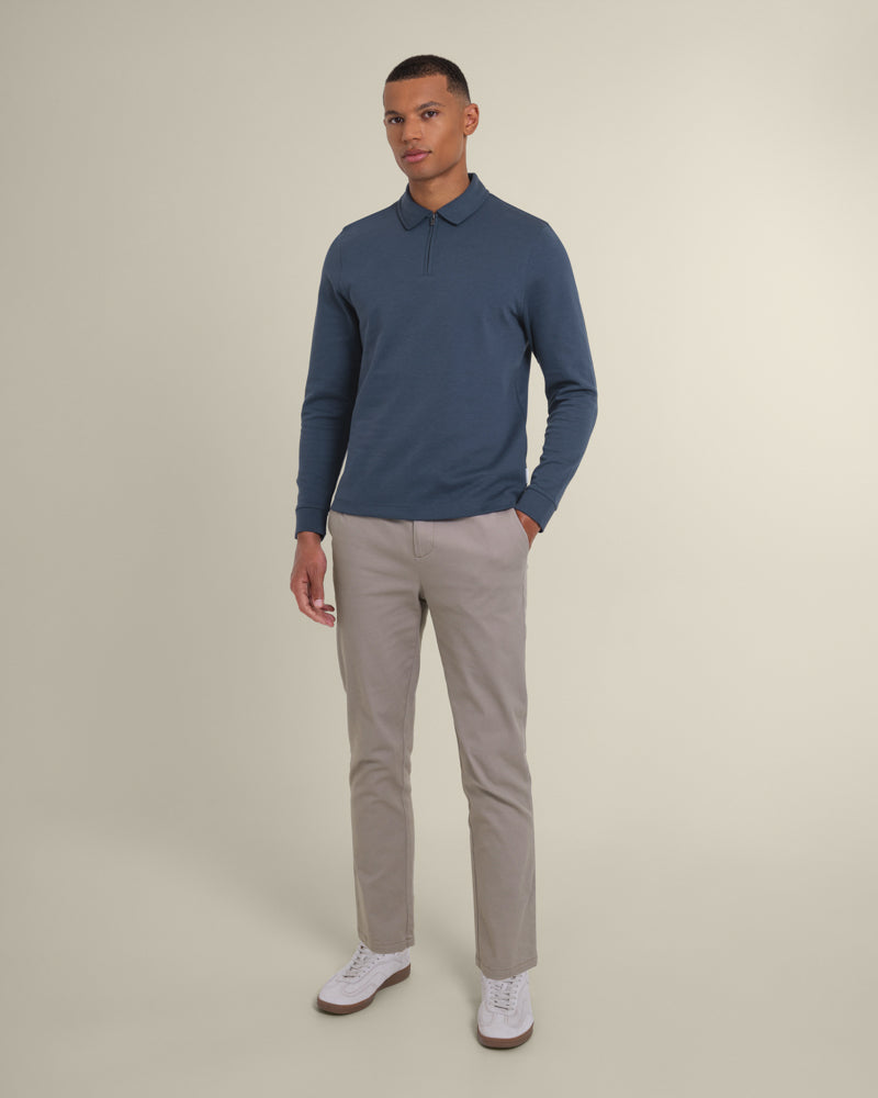 Vester - Long Sleeve Jersey Polo Shirt