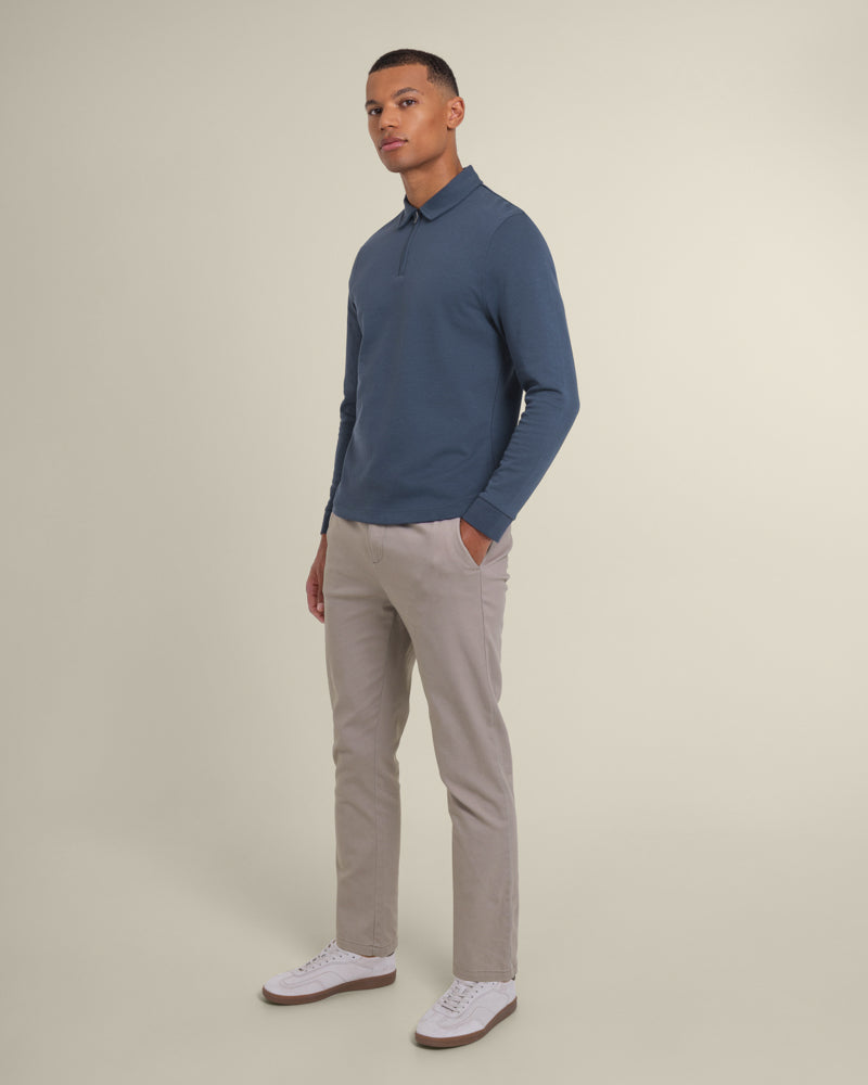 Vester - Long Sleeve Jersey Polo Shirt
