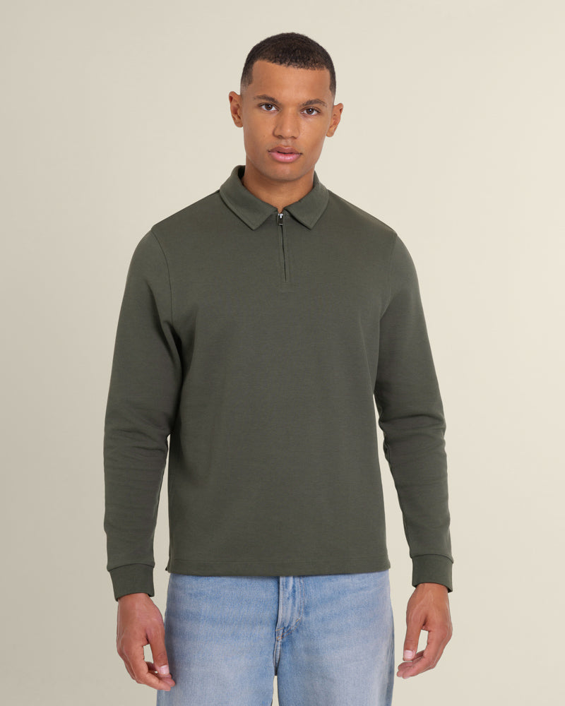 Vester - Long Sleeve Jersey Polo Shirt
