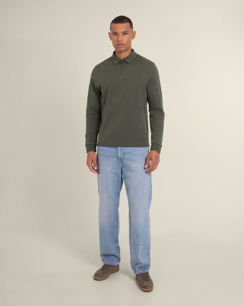 Vester - Long Sleeve Jersey Polo Shirt