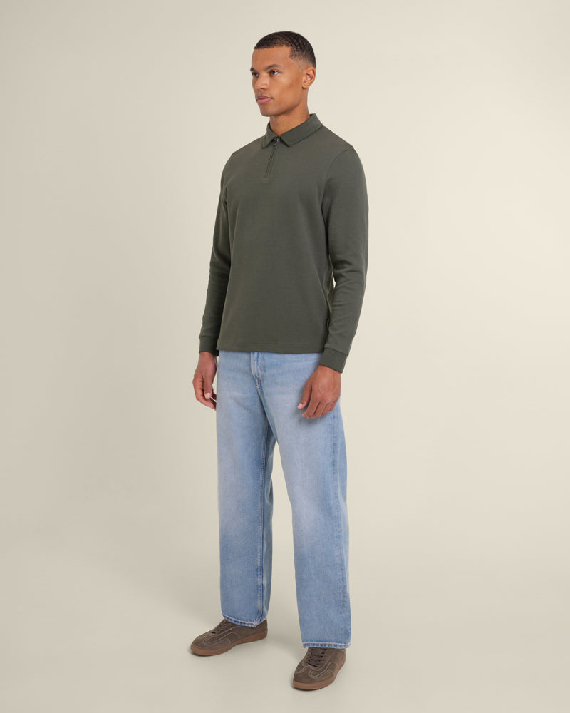 Vester - Long Sleeve Jersey Polo Shirt