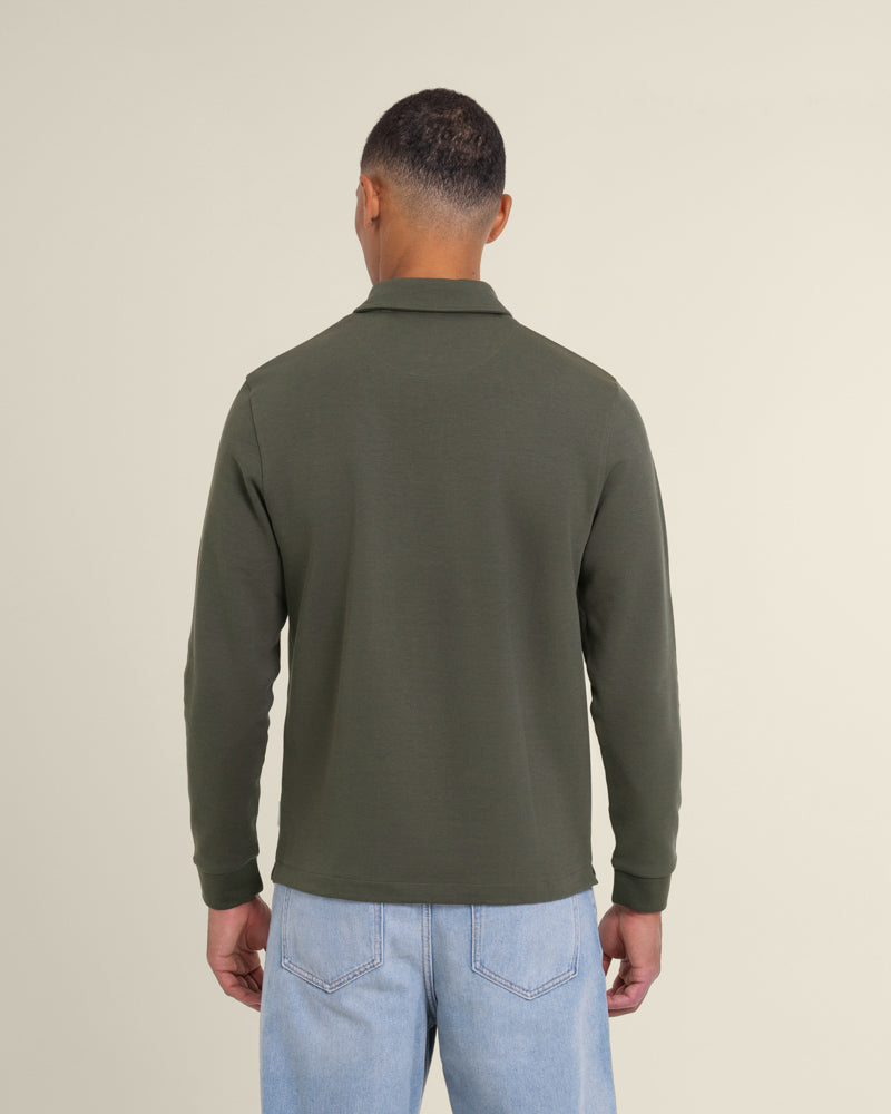 Vester - Long Sleeve Jersey Polo Shirt