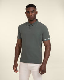 Ottoman Rib Polo Shirt